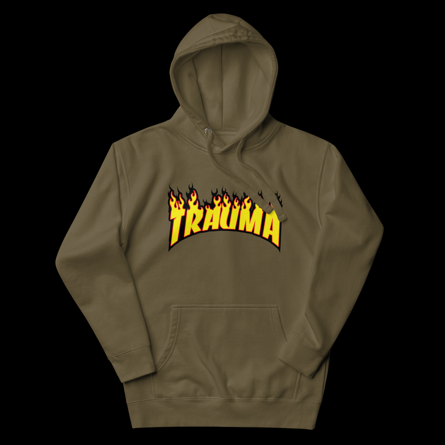 dripped military trauma hoodie